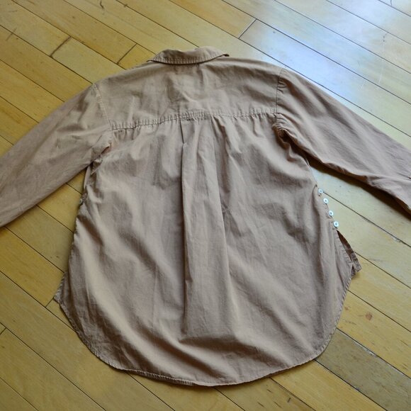 By Anthropologie Longline Henley Shirt Size XSP - Picture 9 of 13